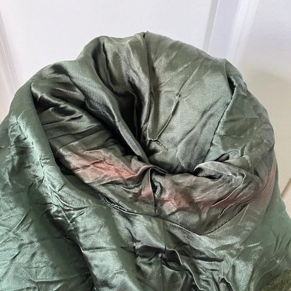 Vintage Handmade Boucle Green Black Plaid Crop Blazer Old Money Jackie O - Picture 5 of 5